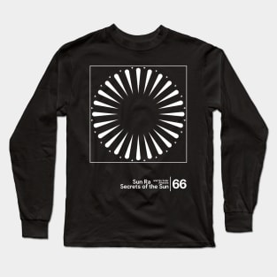 Sun Ra - Secrets of the Sun / Minimal Style Graphic Artwork Design Long Sleeve T-Shirt